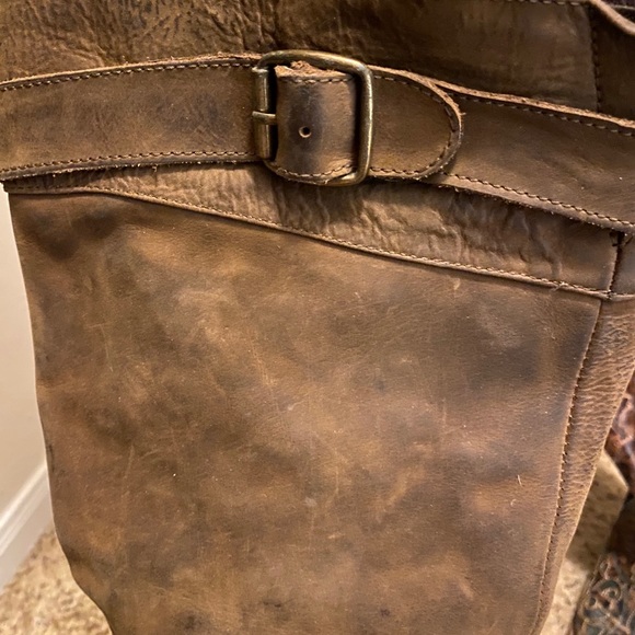 Jeffrey Campbell Over-the-Knee Brown Leather Boot - Picture 10 of 16